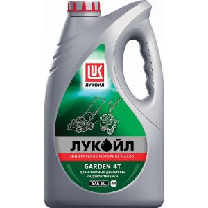 Моторное масло ЛУКойл GARDEN 4T SAE 30  нк.4л 1668255
